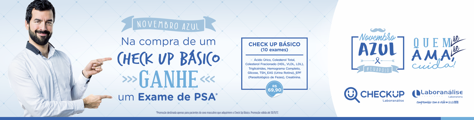 Banner Site_PROMOÇÃO NOVEMBRO AZUL_Laboranalise